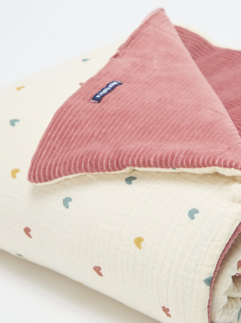 Couverture réversible - Kiabi Home' Beige - Kiabi