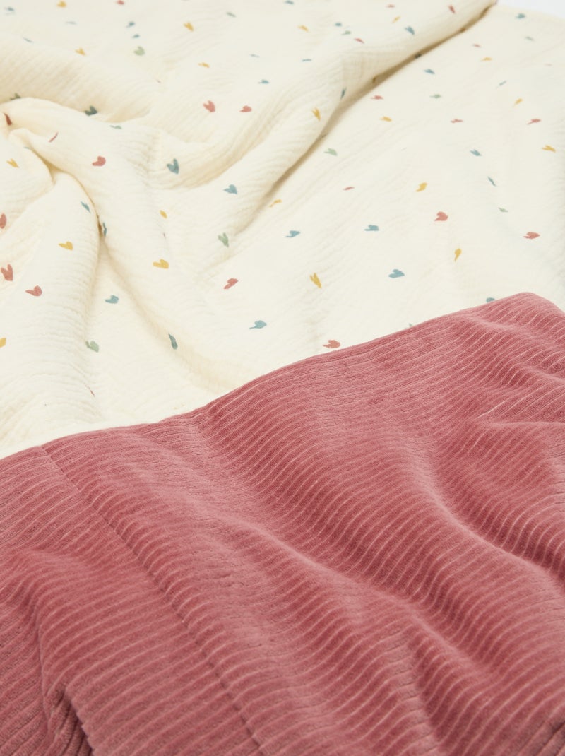 Couverture réversible - Kiabi Home' Beige - Kiabi