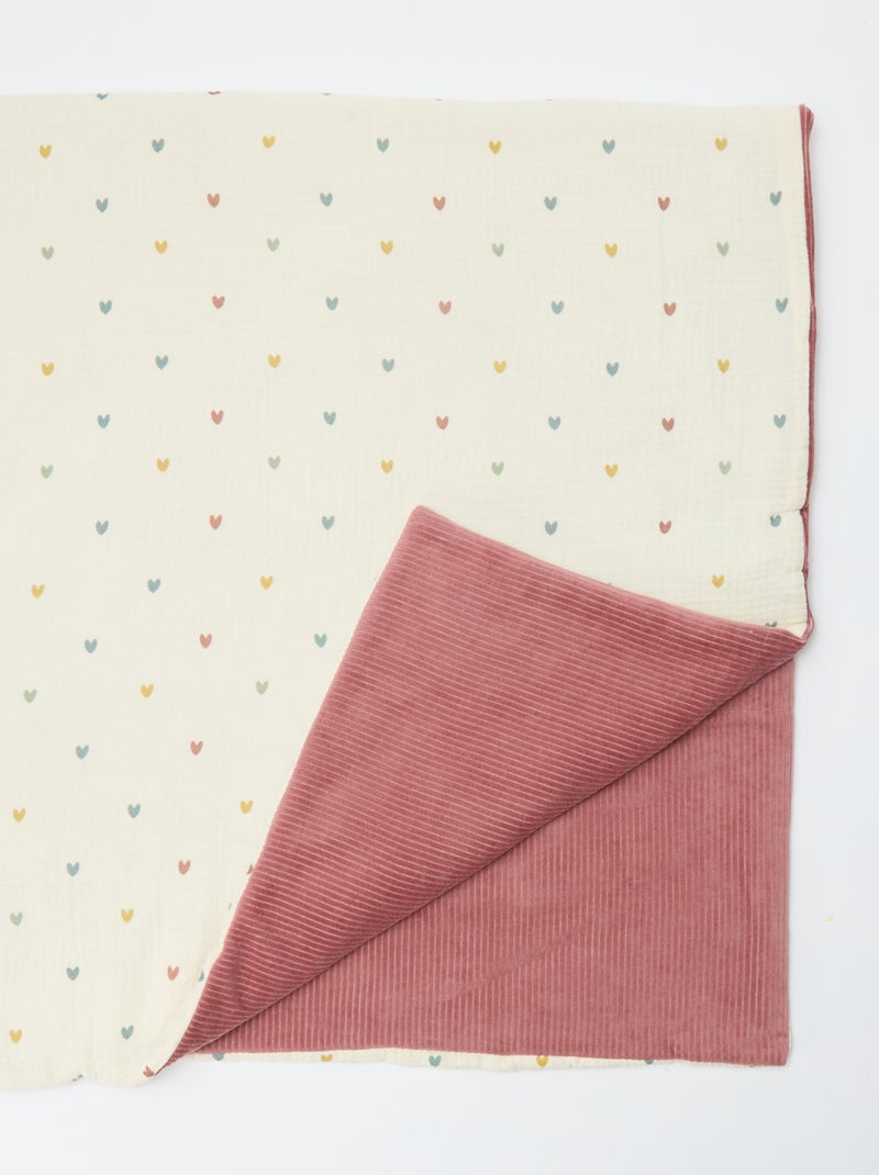 Couverture réversible - Kiabi Home' Beige - Kiabi