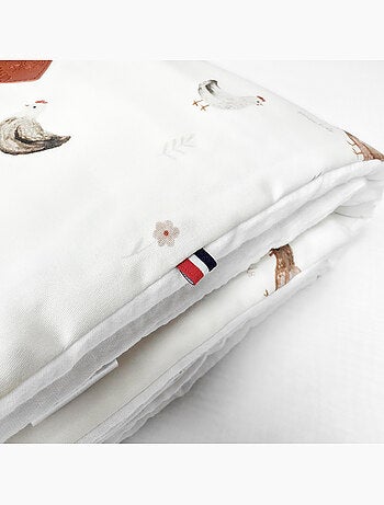 Couverture réversible en satin de coton, GALLINA SEVIRA KIDS