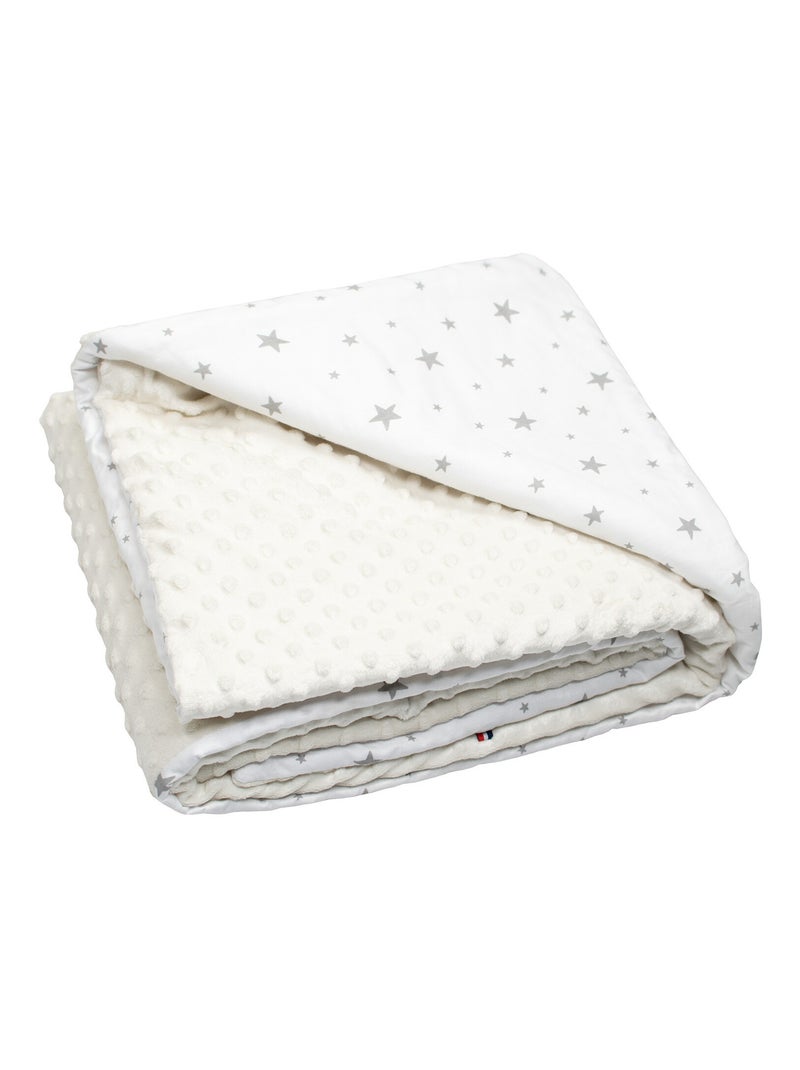 Couverture réversible et ultra douce, STELLA SEVIRA KIDS Ecru - Kiabi