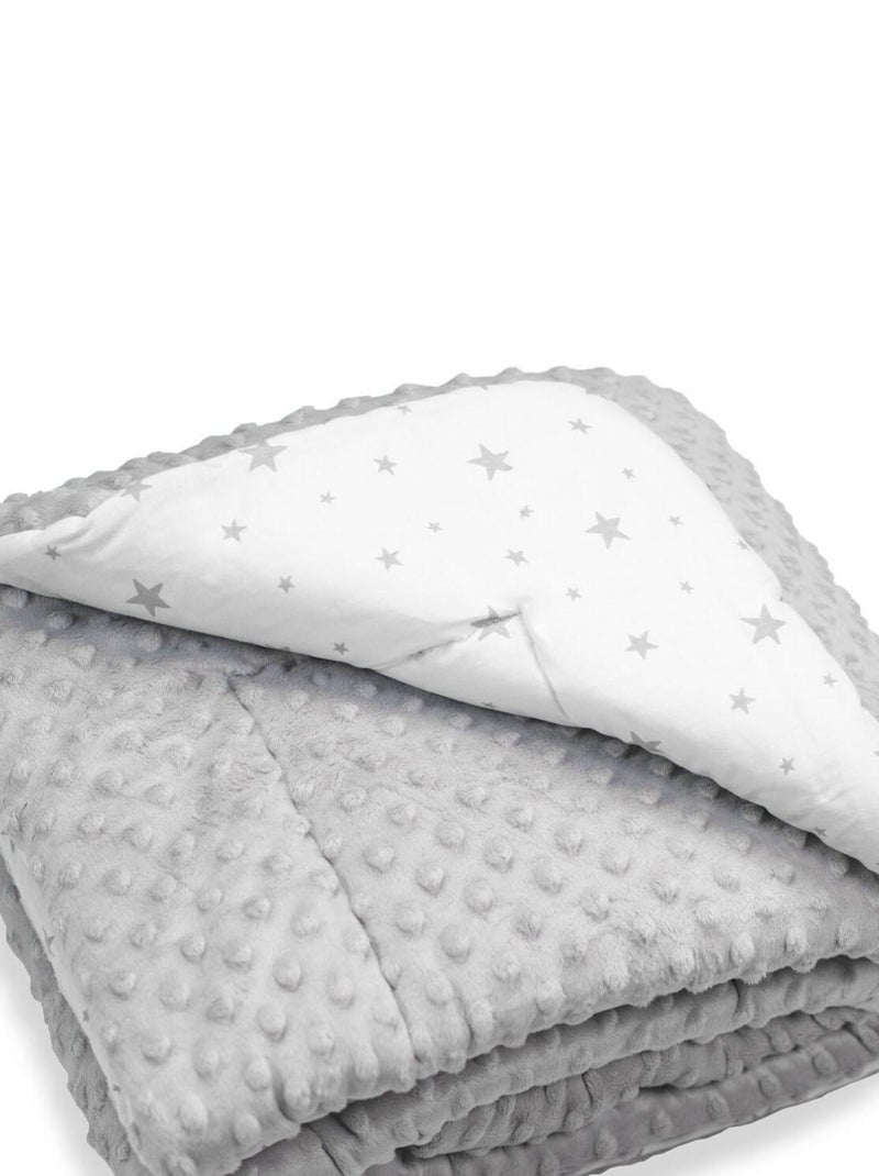 Couverture réversible et ultra douce, STELLA SEVIRA KIDS Gris - Kiabi