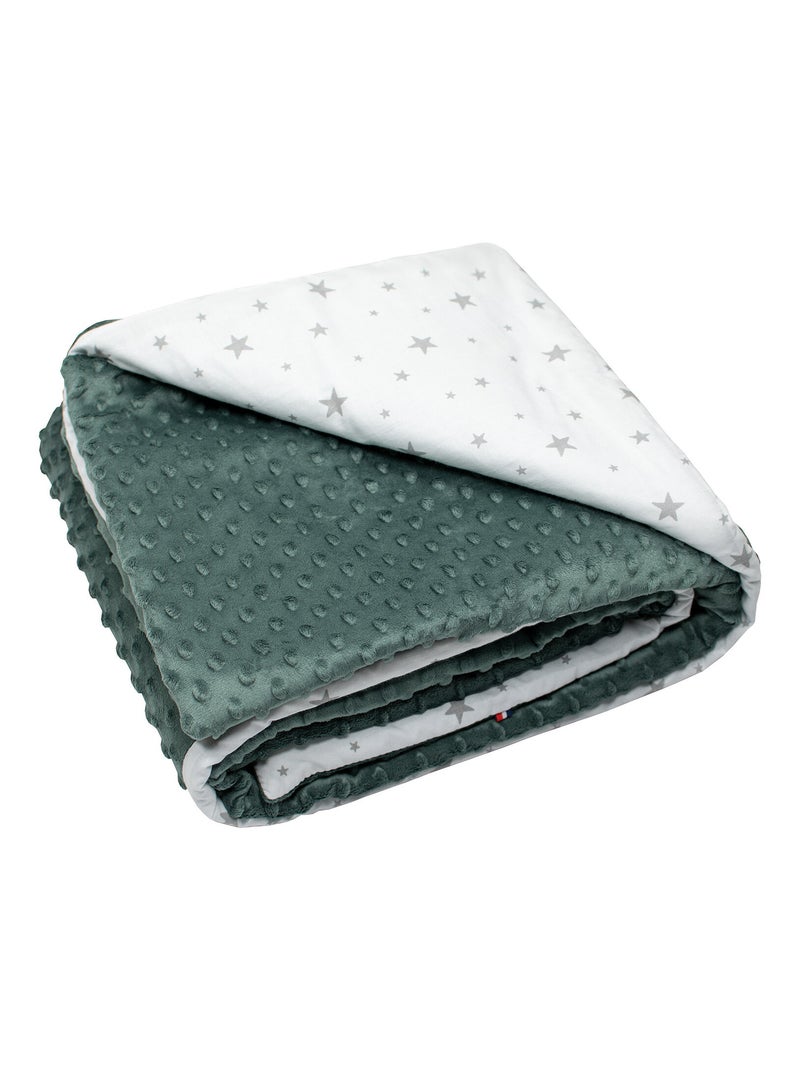 Couverture réversible et ultra douce, STELLA SEVIRA KIDS Vert - Kiabi