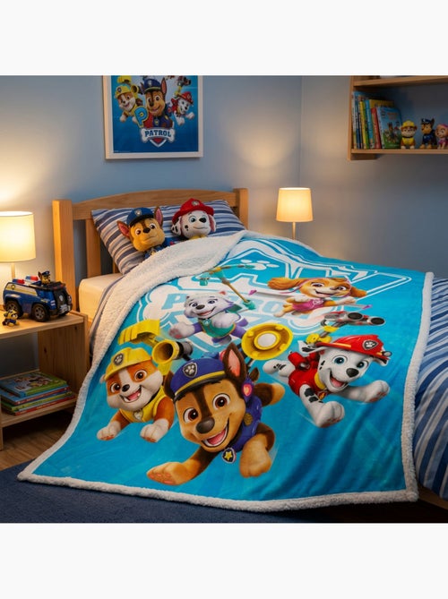 Couverture Sherpa Pat'Patrouille 120x150cm - Kiabi