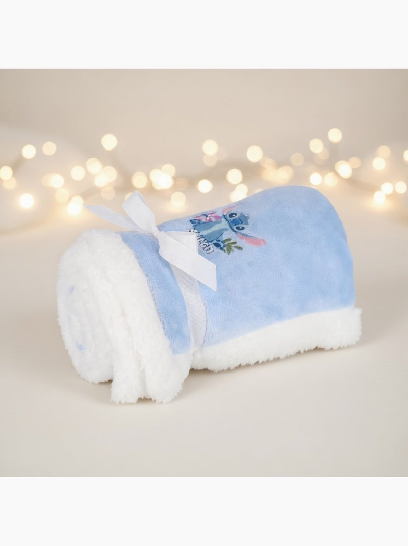Couverture Stitch - 100% Polyester Bleu - Kiabi