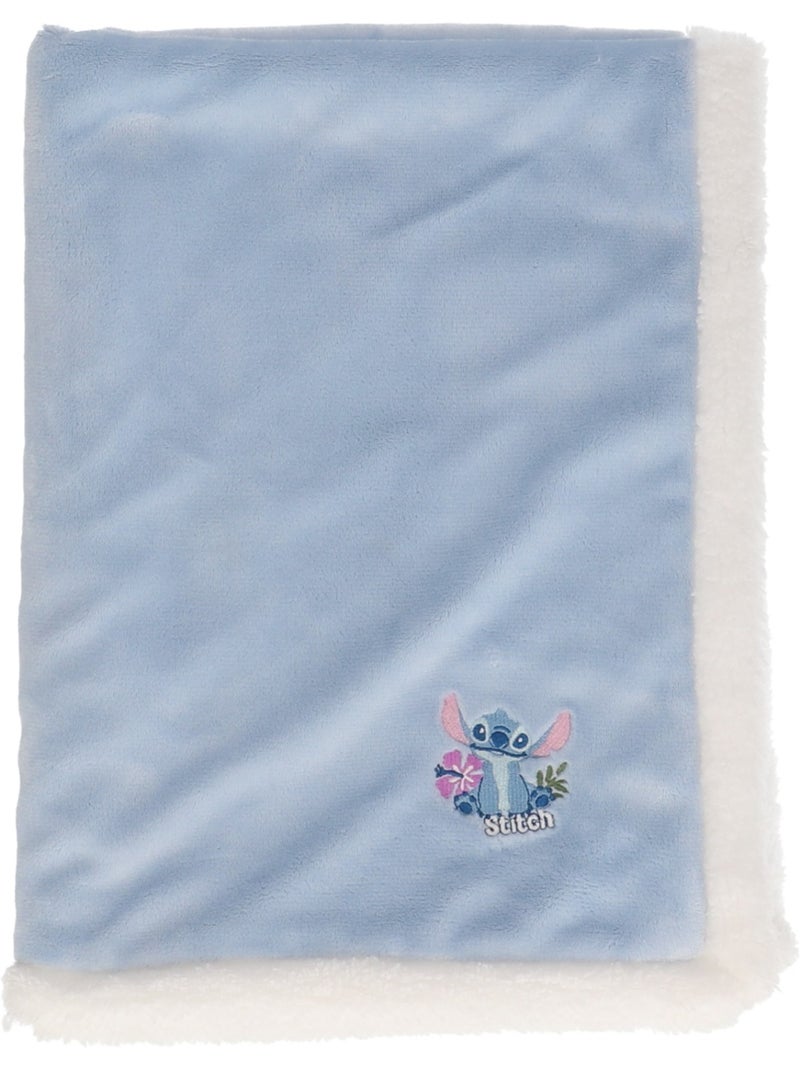Couverture Stitch - 100% Polyester Bleu - Kiabi