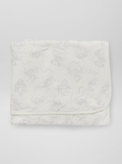 Couverture 'Stitch' en jersey - Kiabi