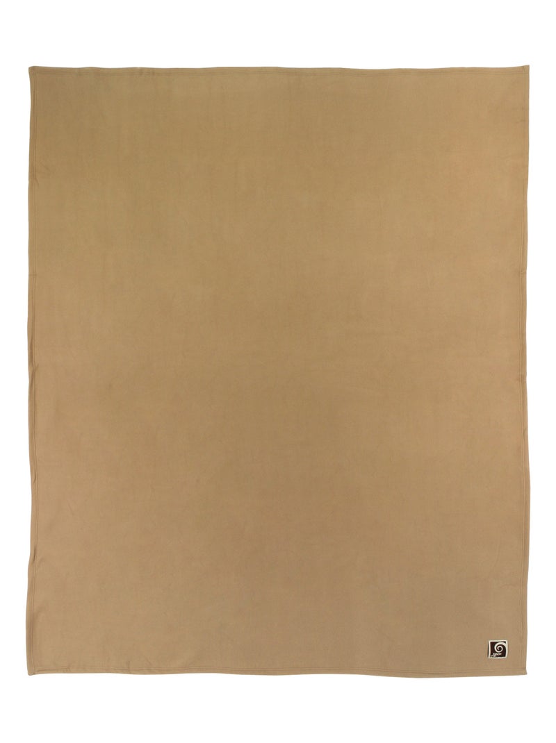 Couverture TEDDY Polyester 350 g/m2 Beige sable - Kiabi