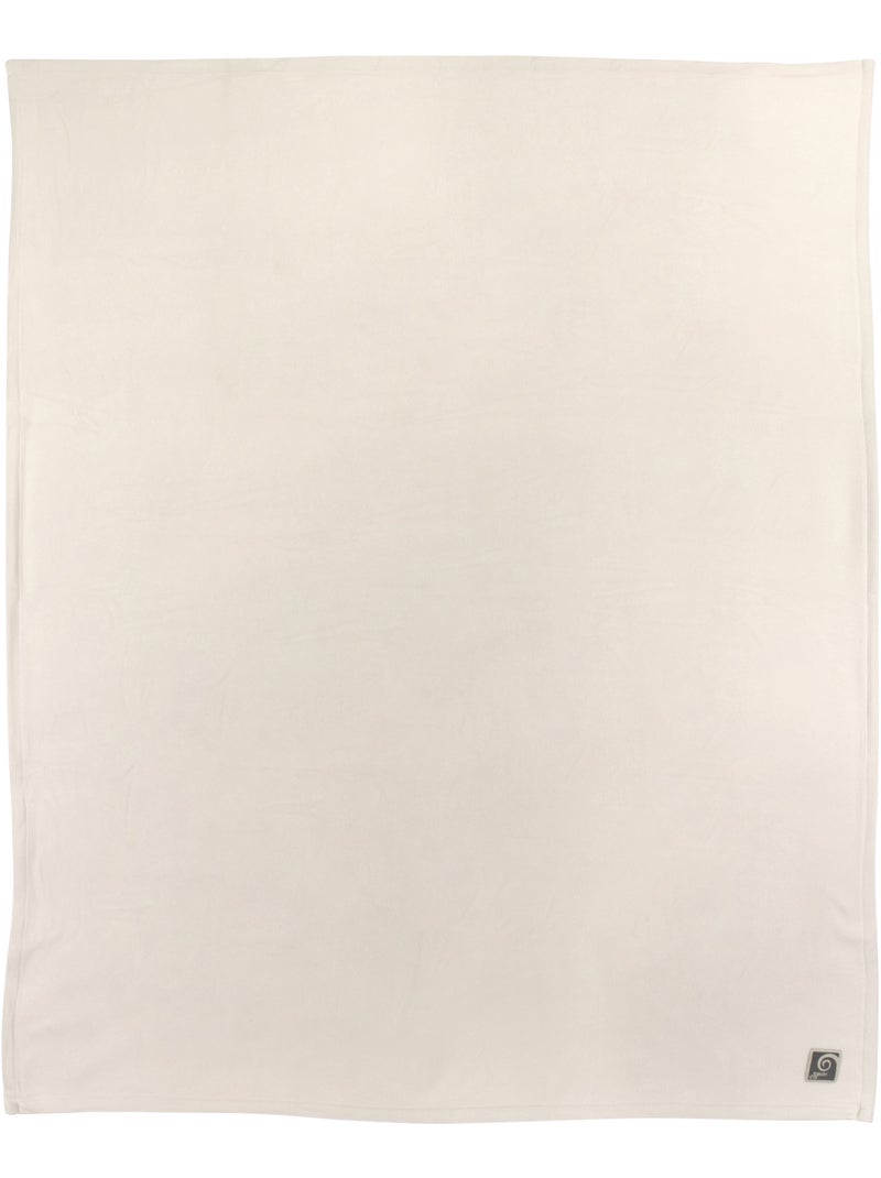 Couverture TEDDY Polyester 350 g/m2 Blanc cassé - Kiabi