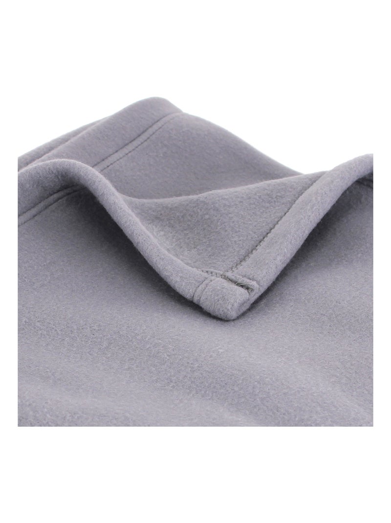 Couverture TEDDY Polyester 350 g/m2 Gris foncé - Kiabi