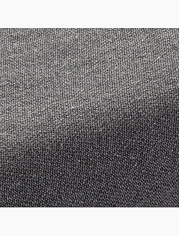Couverture type Plaid, tissu texturé en fil teint, avec franges - Gamusi
