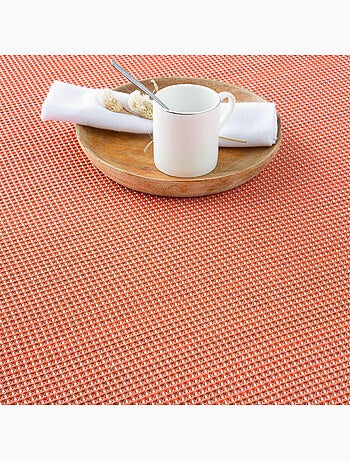 Couverture type Plaid, tissu texturé en fil teint en relief en nid d'abeille, avec franges - Gamusi