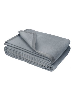 Couverture Unie en Laine d'Agneau