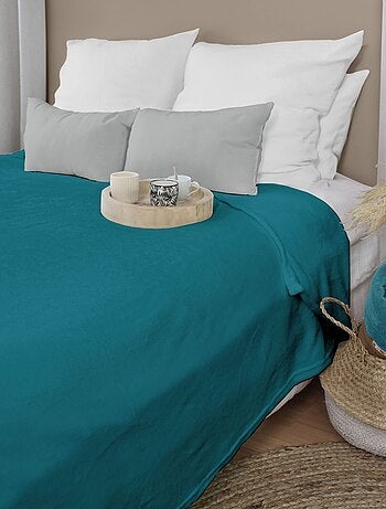 Couverture unie en molleton