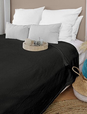 Couverture unie en molleton