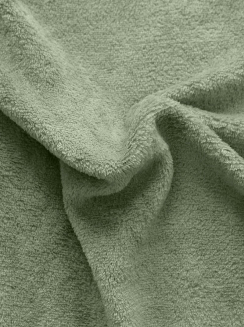 Couverture unie en molleton Vert clair - Kiabi