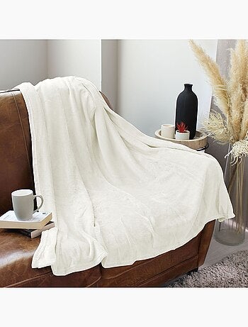 Couverture unie en molleton