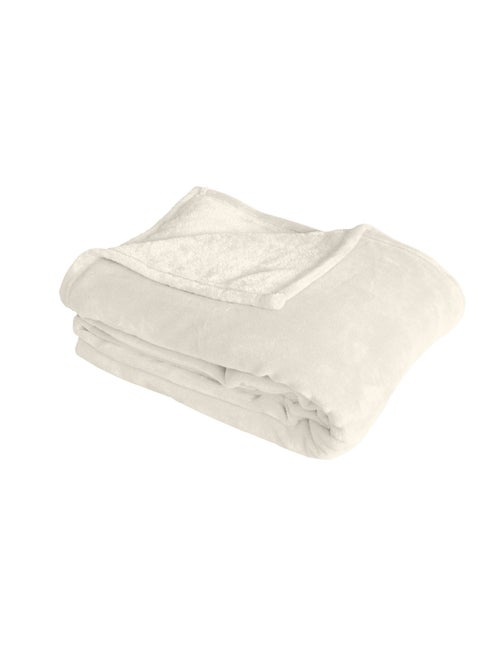 Couverture unie en molleton - Kiabi