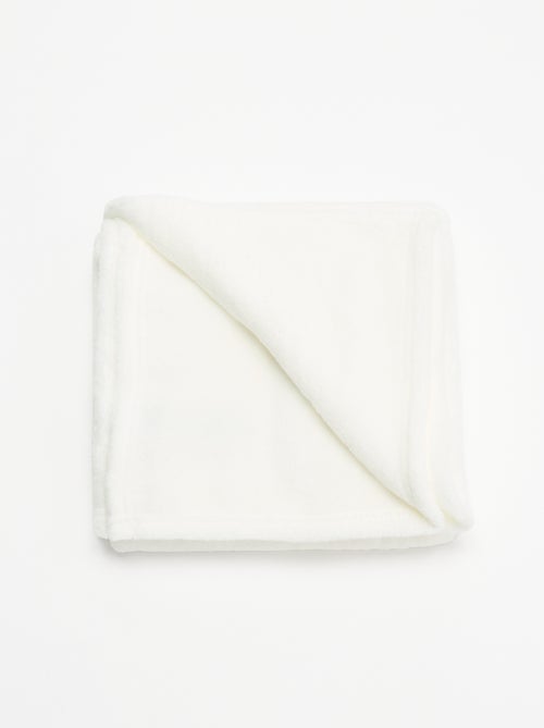 Couverture unie en polaire - Kiabi