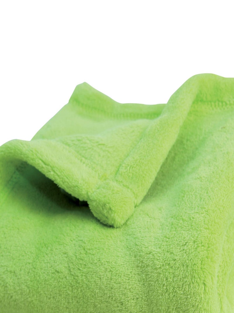 Couverture unie et colorée Vert clair - Kiabi