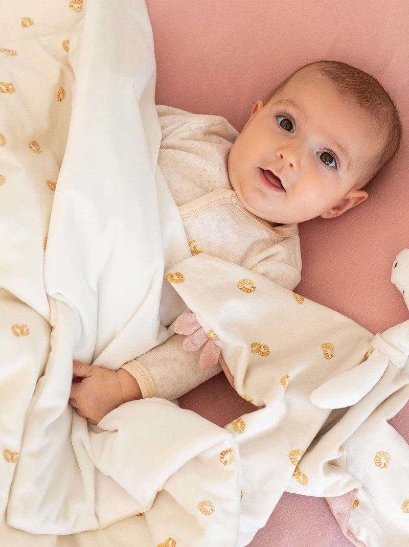 Couverture Velours Diplododo Blanc - Kiabi