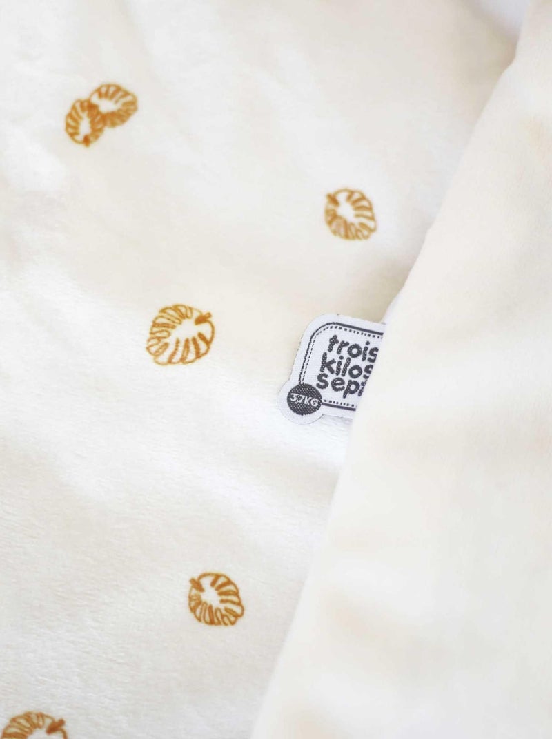 Couverture Velours Diplododo Blanc - Kiabi