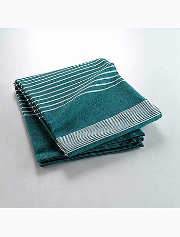 Couvre lit 1 personne coton/polyester tisse adele