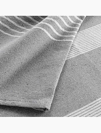 Couvre lit 1 personne coton/polyester tisse adele