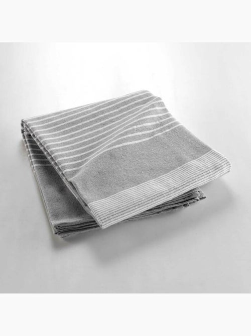 Couvre lit 1 personne coton/polyester tisse adele - Kiabi