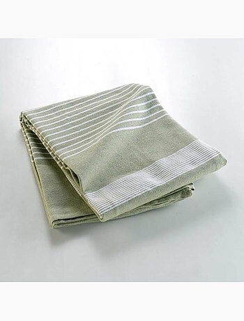 Couvre lit 1 personne coton/polyester tisse adele