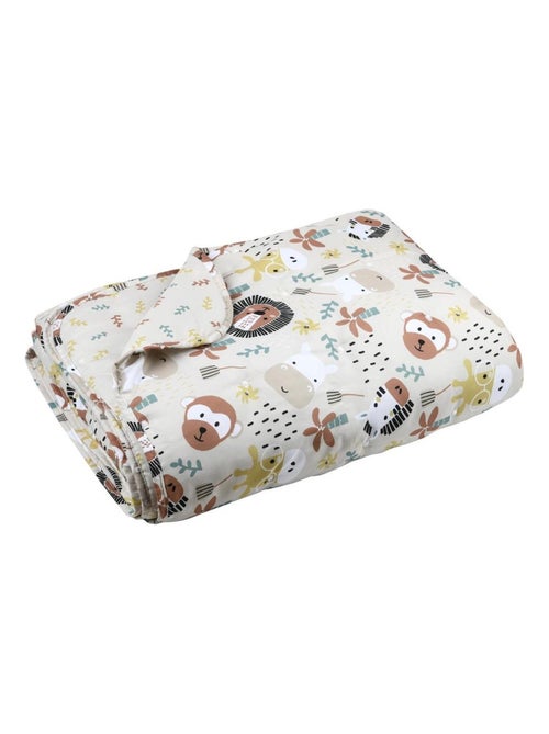 Couvre lit 160 x 220 cm Animaux coquins - Kiabi
