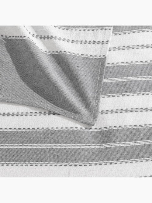 Couvre lit 2 personnes coton/polyester jacquard - Kiabi Couvre lit 2 personnes coton/polyester jacquard - Kiabi