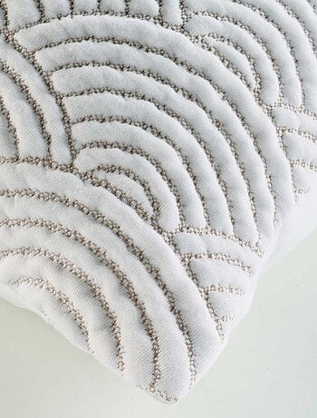 Couvre-lit 2 personnes matelassé 220x240 + 2 housses de coussins