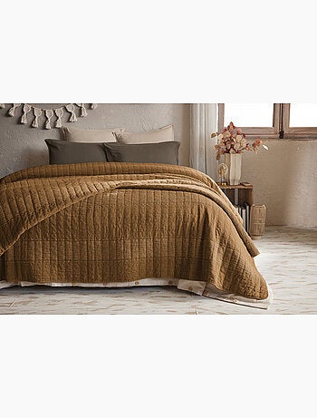 Couvre-lit ALIX en coton jacquard