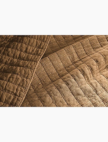 Couvre-lit ALIX en coton jacquard