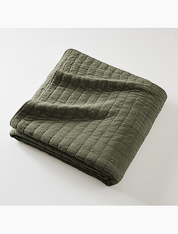 Couvre-lit ALIX en coton jacquard
