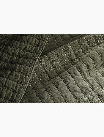 Couvre-lit ALIX en coton jacquard