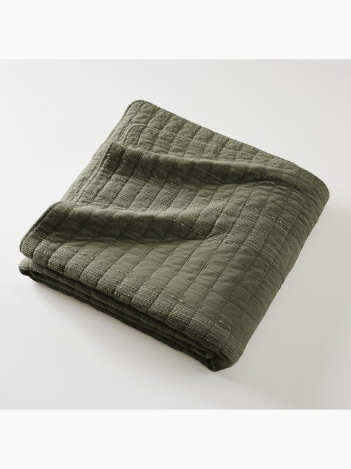 Couvre-lit ALIX en coton jacquard - Kiabi Couvre-lit ALIX en coton jacquard - Kiabi
