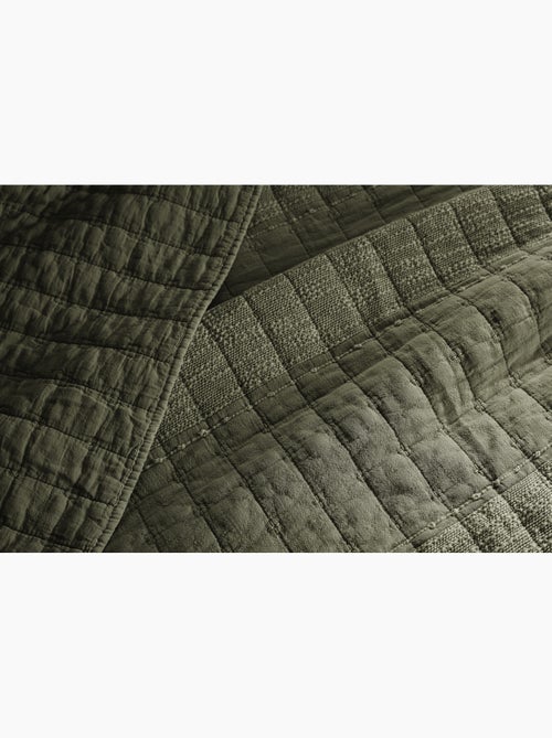 Couvre-lit ALIX en coton jacquard - Kiabi Couvre-lit ALIX en coton jacquard - Kiabi