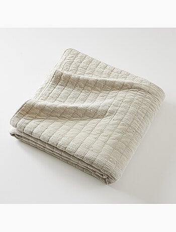 Couvre-lit ALIX en coton jacquard