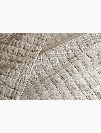 Couvre-lit ALIX en coton jacquard