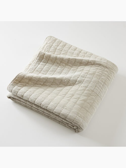 Couvre-lit ALIX en coton jacquard - Kiabi Couvre-lit ALIX en coton jacquard - Kiabi