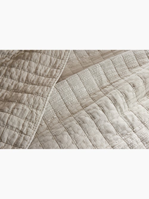 Couvre-lit ALIX en coton jacquard - Kiabi Couvre-lit ALIX en coton jacquard - Kiabi
