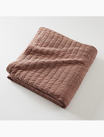Couvre-lit ALIX en coton jacquard
