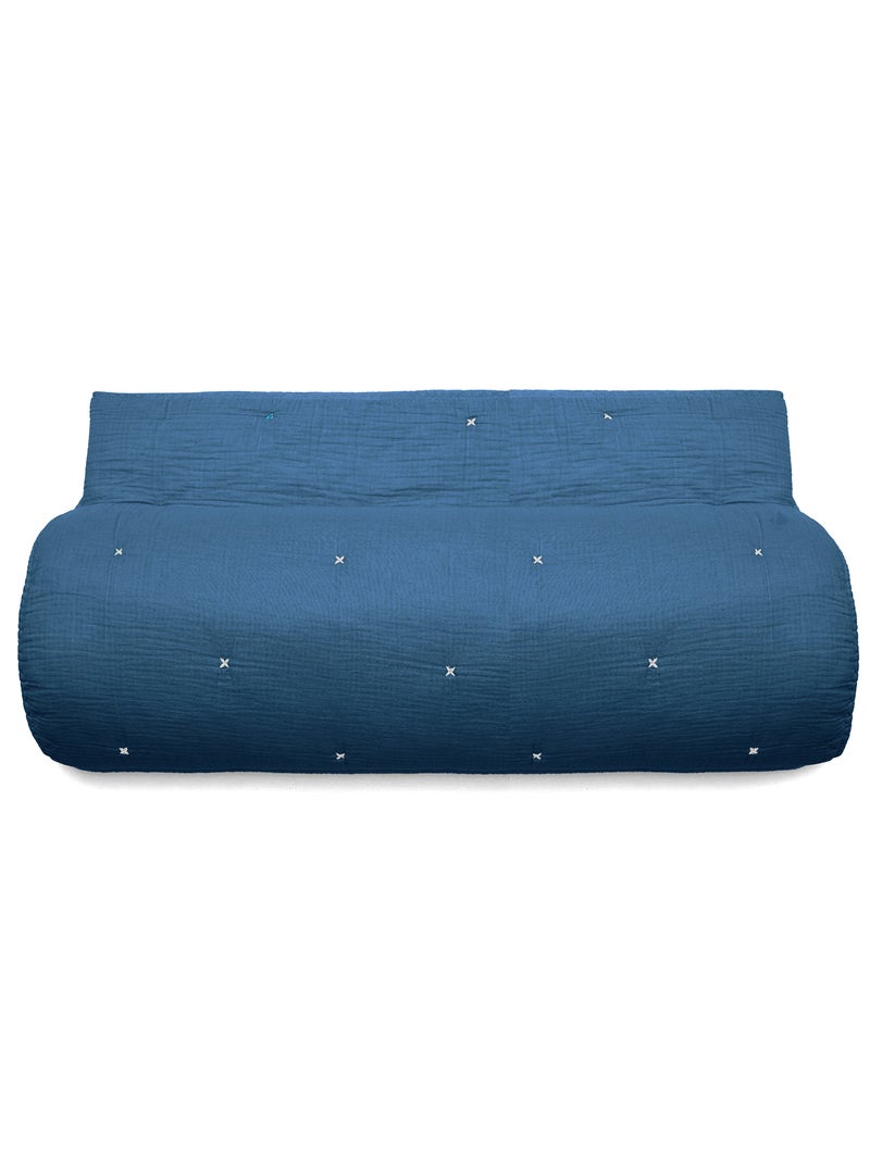 Couvre lit ANDROS Bleu marine - Kiabi