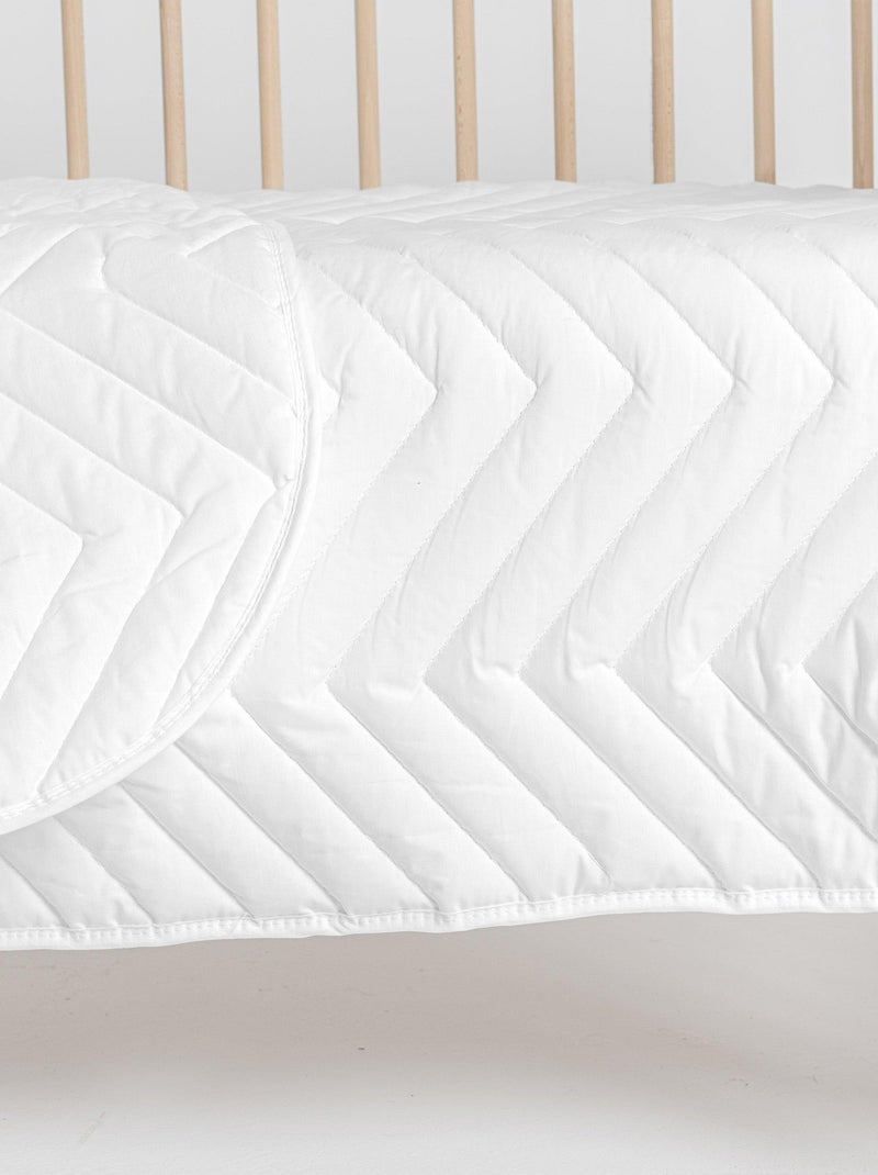 Couvre-lit Arista Berceau "Happyfriday" Blanc - Kiabi