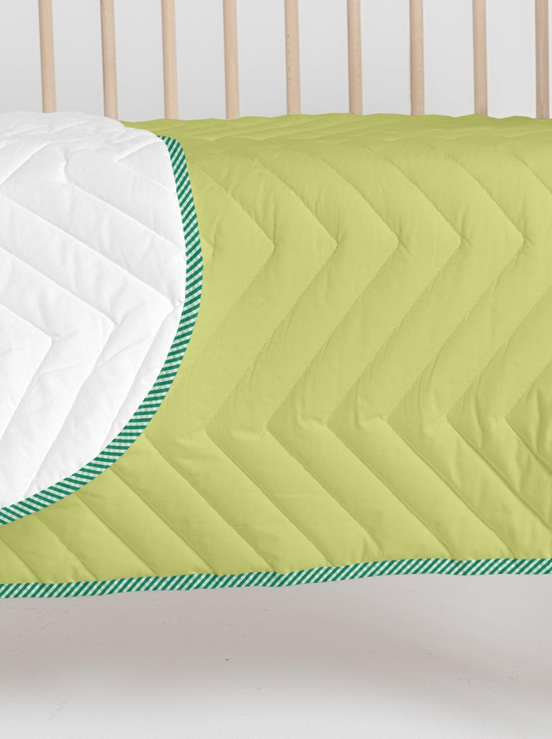 Couvre-lit Arista Berceau "Happyfriday" Vert - Kiabi