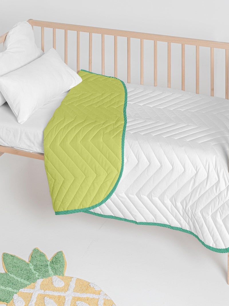 Couvre-lit Arista Berceau "Happyfriday" Vert - Kiabi