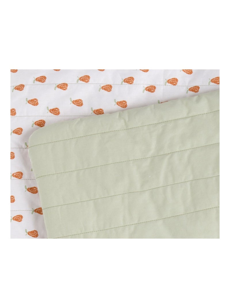 Couvre lit bébé en coton - SAUTHON Vert tilleul - Kiabi