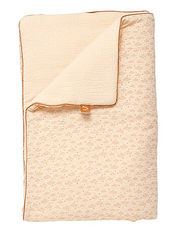 Couvre lit bébé en double gaze de coton -